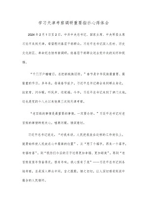 学习天津考察调研重要指示心得体会.docx