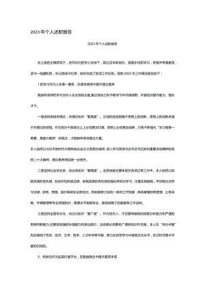 2023年个人述职报告.docx