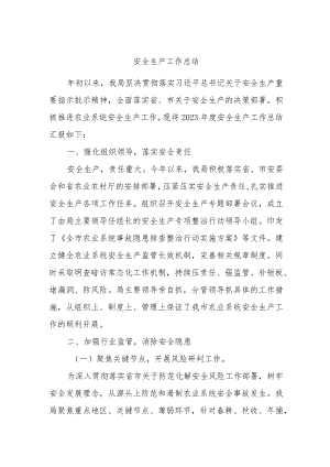 安全生产工作总结.docx