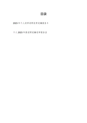 2023-2024年度党员干部个人述学述职述责述廉报告.docx