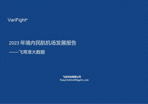2023年境内民航机场发展报告.docx