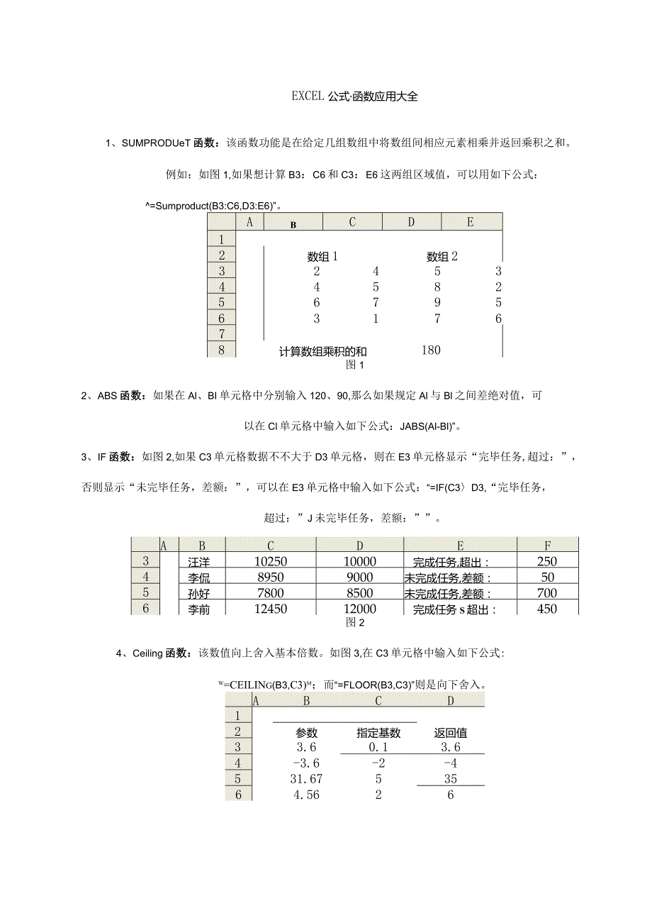 Excel表格函数应用大全样本.docx_第1页