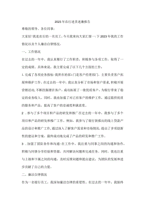 2023年农行述责述廉报告.docx