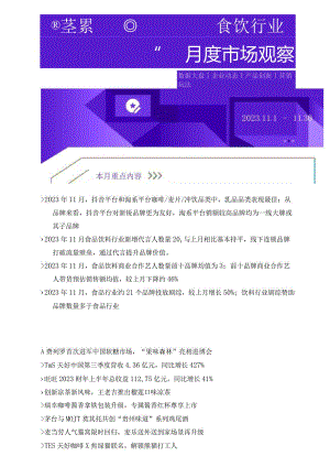 11月食饮行业洞察报告_市场营销策划_重点报告202301202_doc.docx