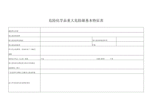 【危化】重大危险源备案登记各种表格.docx