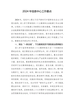 2024年信息中心工作要点.docx