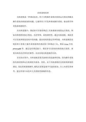 内核透视原理.docx