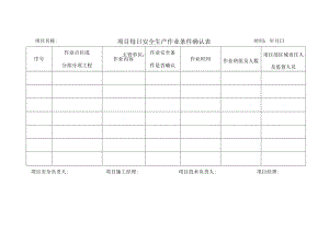 每日安全生产作业条件确认表.docx