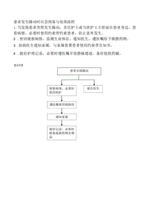 患者发生躁动时应急预案与处理流程.docx