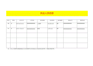 执业人员名册（样表）.docx