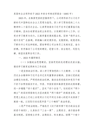 国企班子2023年综合考核述职报告.docx