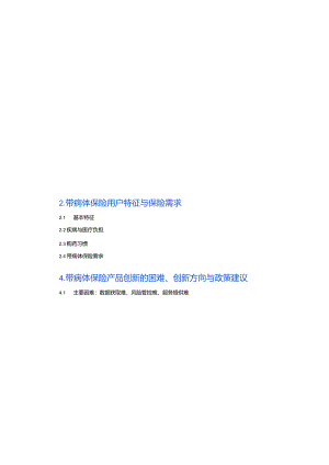 带病体保险创新研究报告2024.docx