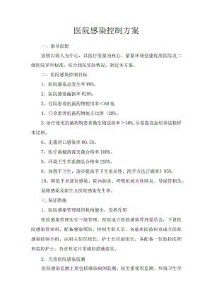 医院感染控制方案.docx