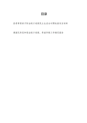 2024年县委常委班子防治统计造假专题民主生活会对照检查发言材料.docx