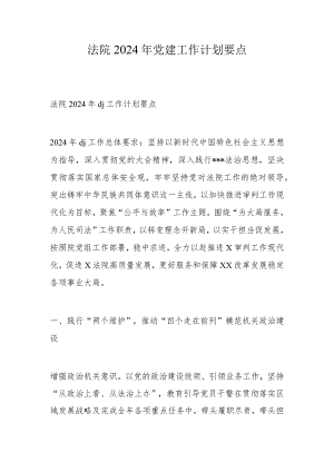 法院2024年党建工作计划要点.docx