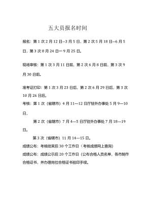 五大员报名时间表.docx