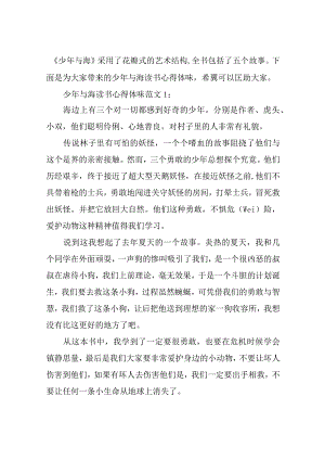 少年与海读书心得体会3篇.docx