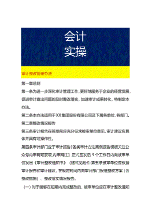 审计整改管理办法.docx