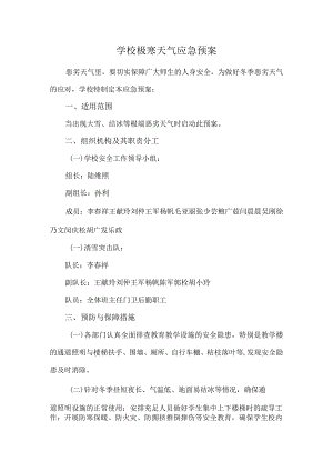 学校极寒天气应急预案.docx