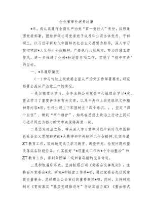 企业董事长述责述廉.docx