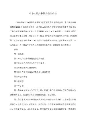 安全生产法（2021年修订）.docx
