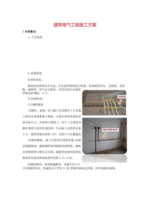 建筑电气工程施工方案.docx