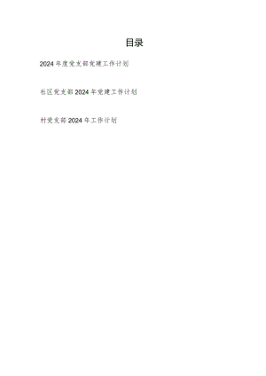 党支部2024年度党建工作计划3篇.docx