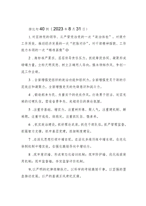 排比句40例（2023年8月31日）&县政府办公室述职述廉报告.docx