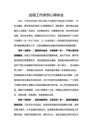 巡视工作条例心得体会.docx