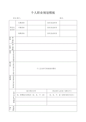 个人职业规划模板.docx