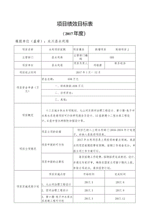 项目绩效目标表.docx