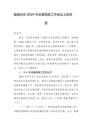 副县长在2024年全县民政工作会议上的讲话.docx