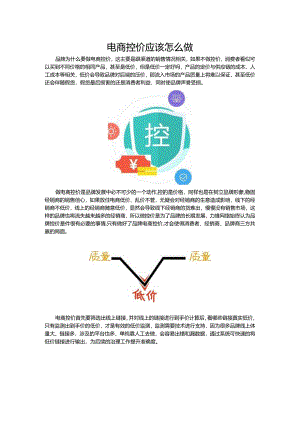 电商控价应该怎么做.docx
