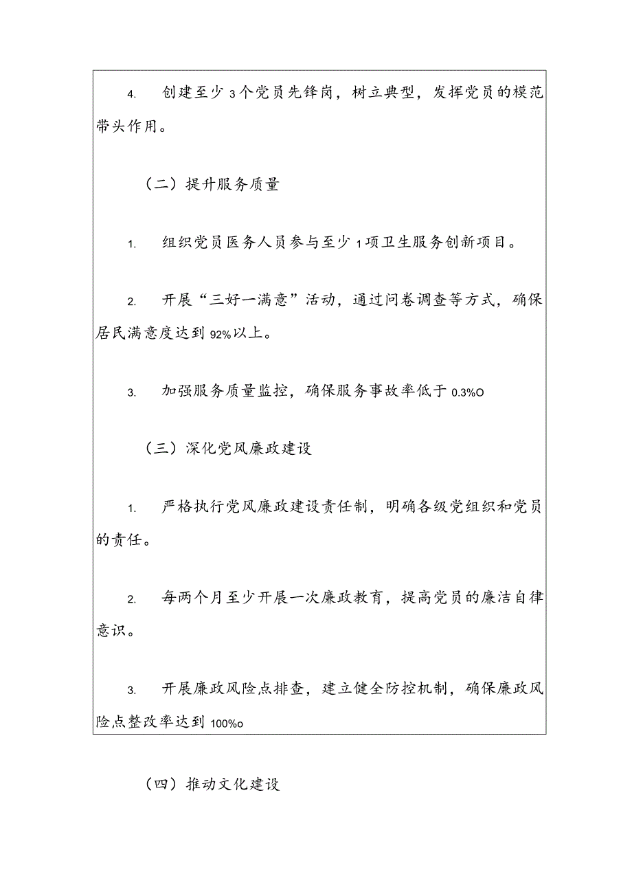 1社区卫生服务中心党建工作计划(最新版).docx_第3页