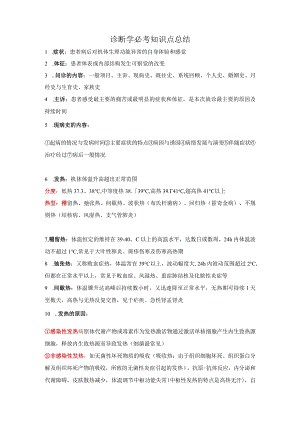 诊断学必考知识点总结.docx
