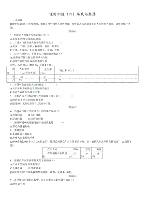 课时训练06居民与聚落.docx