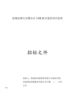 某建设项目监理招标文件.docx