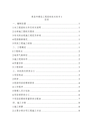 某市建设工程投标技术.docx