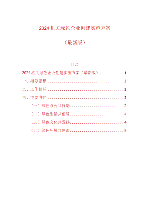2024机关绿色企业创建实施方案.docx