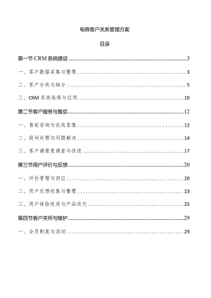 电商客户关系管理方案.docx