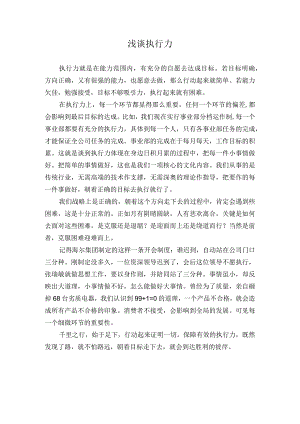 浅谈执行力.docx