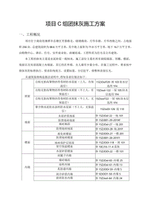 项目C组团抹灰施工方案.docx