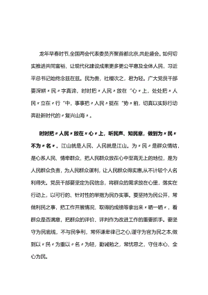 党员两会心得体会交流发言材料5篇.docx