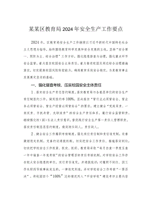 某某区教育局2024年安全生产工作要点.docx