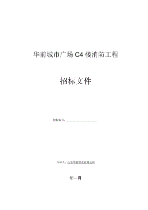 消防招标文件-.docx