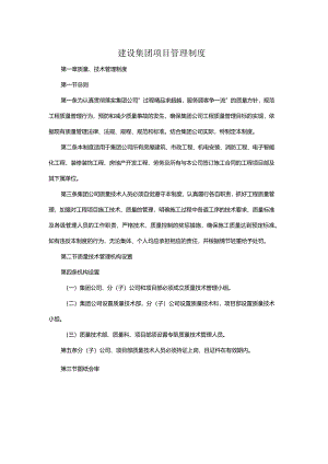 建设集团项目管理制度.docx