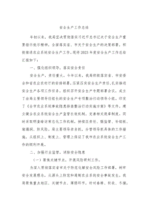 安全生产工作总结.docx