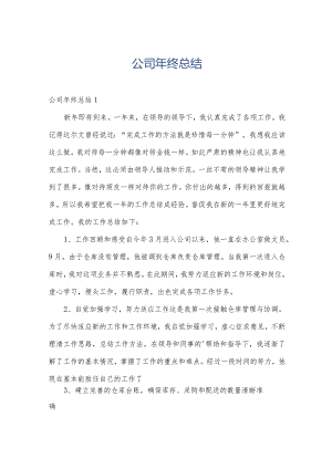 公司年终总结.docx