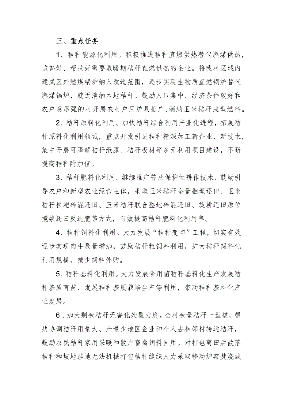 2023年春季秸秆全域禁烧工作方案(村级).docx_第2页