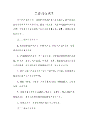 工作岗位职责.docx